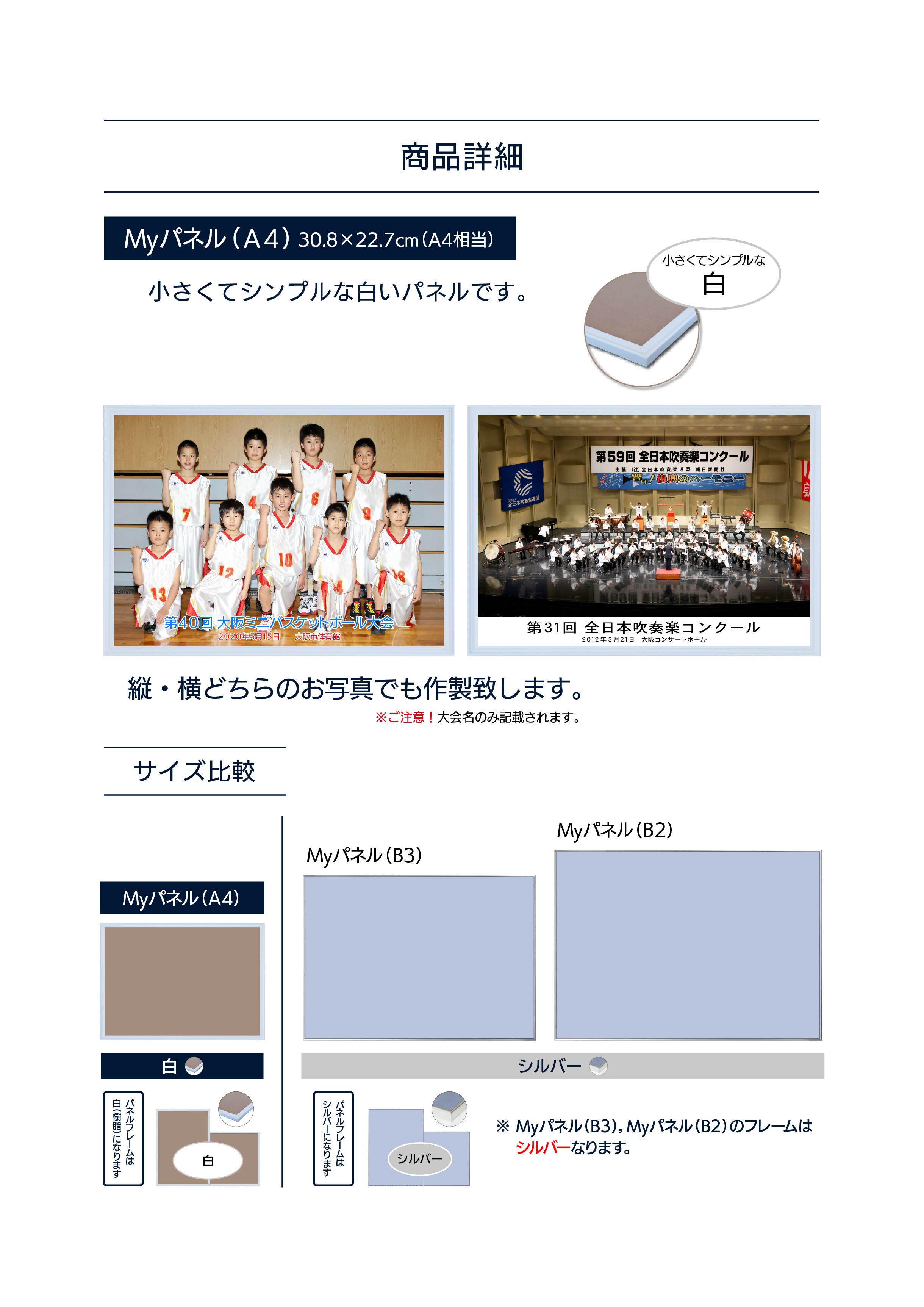 Myパネル(A4) 2,000円